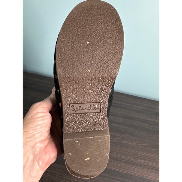 Splendid Women's Black suede clog great condition size 7.5 - Picture 6 of 9